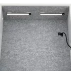 JAN NOWAK SALLY MentalBox hangszigetelt akusztikus fülke 1850 x 1150 x 400 mm, fehér-szürke