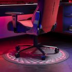 DIABLO Chairs csúszásgátló gamer székalátét, Fekete‑Piros