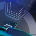 DIABLO Chairs csúszásgátló gamer székalátét, Fekete‑Szürke