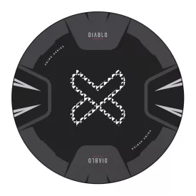   DIABLO Chairs csúszásgátló gamer székalátét, Fekete‑Fehér