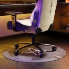 DIABLO Chairs csúszásgátló gamer székalátét, Fekete‑Fehér