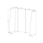 JAN NOWAK akusztikus falpanel SADIE Moon Dust  280/145 cm