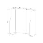 JAN NOWAK akusztikus falpanel SADIE Frozen Lake 260/145 cm