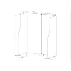 JAN NOWAK akusztikus falpanel SADIE Frozen Lake 240/145 cm