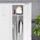JAN NOWAK KACPER 1 Plus öltözőszekrény, 400 × 1800 × 500 mm, fehér