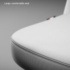 DIABLO V-LIGHT ergonomikus irodai szék, világosszürke