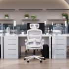 DIABLO V-LIGHT ergonomikus irodai szék, világosszürke