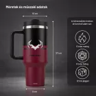 Diablo Chairs füles termoszbögre, piros Bloody Mary