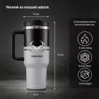 Diablo Chairs füles termoszbögre, szürke Nightwolf Moon