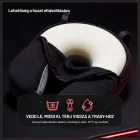 Diablo TRAVEL PILLOW ergonomikus memóriahabos utazópárna, szürke