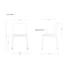 UNIQUE Rita görgős tárgyalószék