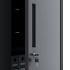 JAN NOWAK Megan fém moduláris multifunkcionális szekrény magas fiókkal 1950x900x400 mm, antracit