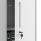 JAN NOWAK Megan fém moduláris multifunkcionális szekrény két fiókkal 1950x900x400 mm, fehér