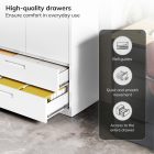 JAN NOWAK Megan fém moduláris multifunkcionális szekrény két fiókkal 1950x900x400 mm, fehér