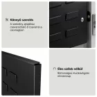 JAN NOWAK MEGAN kiegészítő ajtóra szerelhető perforált tábla