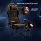 DIABLO X-ONE 2.0 gamer szék, normal size, szövet, fekete, Burned Black