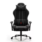 DIABLO X-ONE 2.0 gamer szék, King size, szövet, fekete, Burned Black