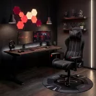 DIABLO X-ONE 2.0 gamer szék, King size, szövet, fekete, Burned Black