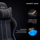 Diablo X-One 2.0 gamer szék, small size, fekete-kék, Night Blue