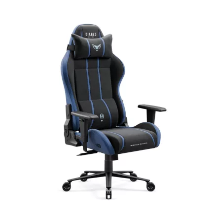 DIABLO X-ONE 2.0 gamer szék, King size, szövet, Night blue