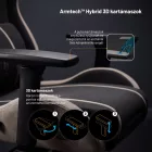 DIABLO X-ONE 2.0 gamer szék, normal size, szövet, fekete-bézs, Camel Black