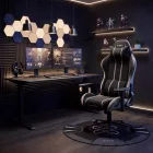 DIABLO X-ONE 2.0 gamer szék, King size, szövet, fekete-bézs, Camel Black
