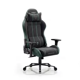   DIABLO X-ONE 2.0 gamer szék, normal size, szövet, fekete-zöld, Forest Green