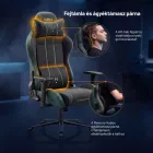 DIABLO X-ONE 2.0 gamer szék, normal size, szövet, fekete-zöld, Forest Green