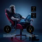 DIABLO X-ONE 2.0 gamer szék, normal size, szövet, fekete-piros, Bloody Mary