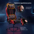 DIABLO X-ONE 2.0 gamer szék, normal size, szövet, fekete-piros, Bloody Mary