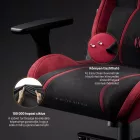 DIABLO X-ONE 2.0 gamer szék, normal size, szövet, fekete-piros, Bloody Mary