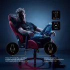 DIABLO X-ONE 2.0 gamer szék, King size, szövet, fekete-piros, Bloody Mary