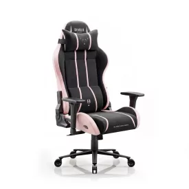   DIABLO X-ONE 2.0 gamer szék, normal size, szövet, fekete-rózsaszín, Akira pink