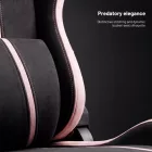 DIABLO X-ONE 2.0 gamer szék, normal size, szövet, fekete-rózsaszín, Akira pink