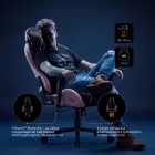 DIABLO X-ONE 2.0 gamer szék, normal size, szövet, fekete-rózsaszín, Akira pink