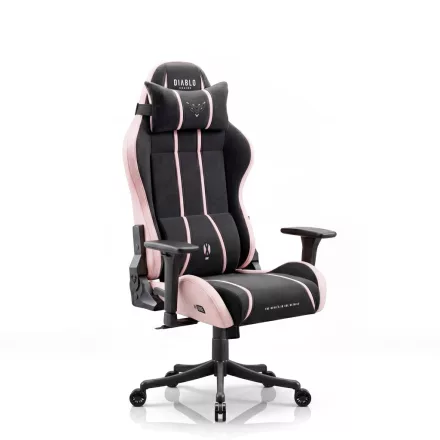 Diablo X-One 2.0 gamer szék, small size, fekete-rózsaszín, Akira pink