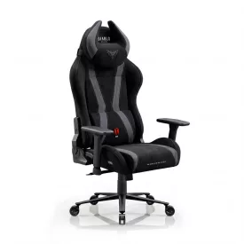   DIABLO X-HORN gamer szék, normal size, szövetes, fekete, Burned Black
