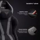 DIABLO X-HORN gamer szék, normal size, szövetes, fekete, Burned Black