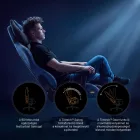 DIABLO X-HORN gamer szék, normal size, szövetes, fekete-kék, Night Blue