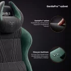 DIABLO X-HORN gamer szék, normal size, szövetes, fekete-zöld, Forest Green