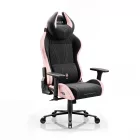 DIABLO X-HORN gamer szék, normal size, szövetes, fekete-rózsaszín, Akira Pink