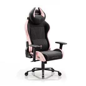   DIABLO X-HORN gamer szék, normal size, szövetes, fekete-rózsaszín, Akira Pink