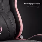DIABLO X-HORN gamer szék, normal size, szövetes, fekete-rózsaszín, Akira Pink