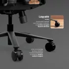 DIABLO V-Flash ergonomikus irodai szék, fekete