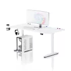 DIABLO X-Forge 1600 elektromos gamer asztal, 160 x 70 cm, fehér