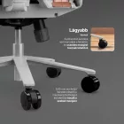 DIABLO V-Flash ergonomikus irodai szék, világos szürke
