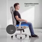 DIABLO V-Flash ergonomikus irodai szék, világos szürke