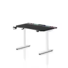 DIABLO X-Forge 1200 elektromos gamer asztal, 120 x 70 cm, fekete-fehér