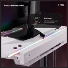 DIABLO X-Forge 1200 elektromos gamer asztal, 120 x 70 cm, fehér-fekete