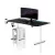 DIABLO X-Forge 1600 elektromos gamer asztal, 160 x 70 cm, fekete-fehér